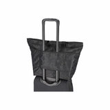 LeSportsac Unisex Carlin Zip Top Tote Bag In Black Floral Jacquard