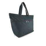 Carlin Zip Top Tote Bag In Midnight Green