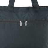Carlin Zip Top Tote Bag In Midnight Green