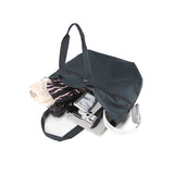 Carlin Zip Top Tote Bag In Midnight Green