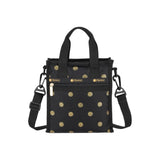 LeSportsac Unisex Bags Mini N/S Tote In Gold Glitter Dots