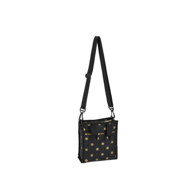 LeSportsac Unisex Bags Mini N/S Tote In Gold Glitter Dots