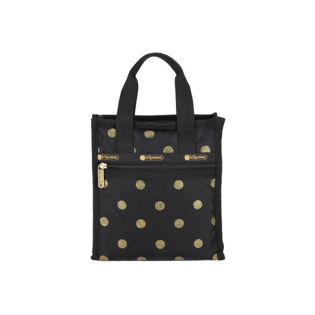 LeSportsac Unisex Bags Mini N/S Tote In Gold Glitter Dots