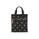 LeSportsac Unisex Bags Mini N/S Tote In Gold Glitter Dots