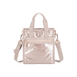 LeSportsac Unisex Bags Mini N/S Tote In Rose Gold Shine