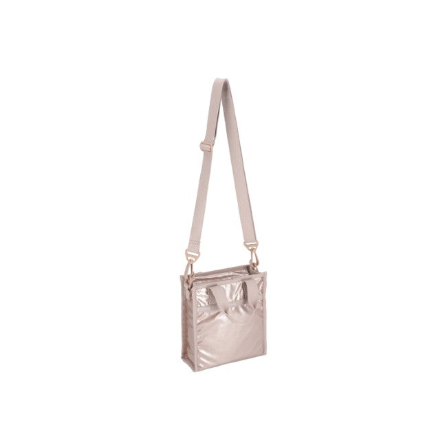 LeSportsac Unisex Bags Mini N/S Tote In Rose Gold Shine