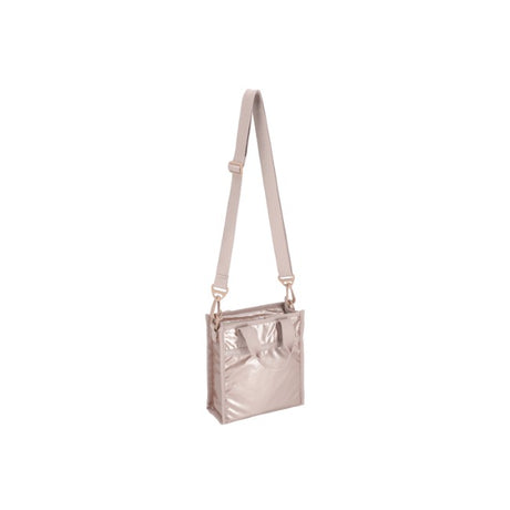 LeSportsac Unisex Bags Mini N/S Tote In Rose Gold Shine