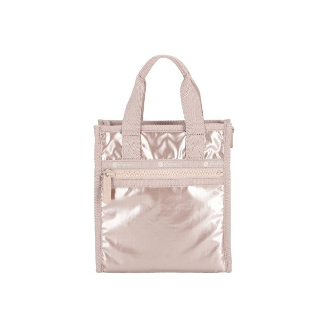 LeSportsac Unisex Bags Mini N/S Tote In Rose Gold Shine