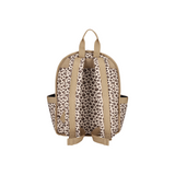LeSportsac Tas Unisex Route Sm Backpack In Latte Heart Leopard