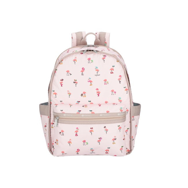 LeSportsac Unisex Bags Route Backpack In Flamingo Party
