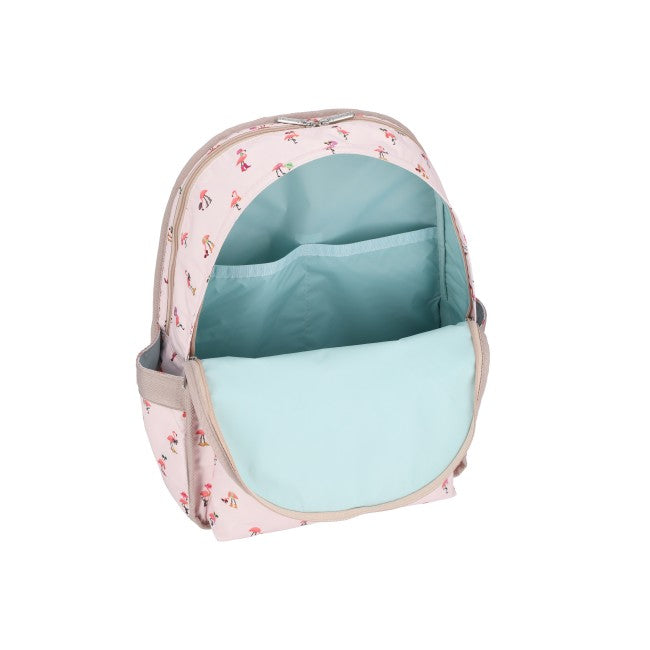 LeSportsac Unisex Bags Route Backpack In Flamingo Party