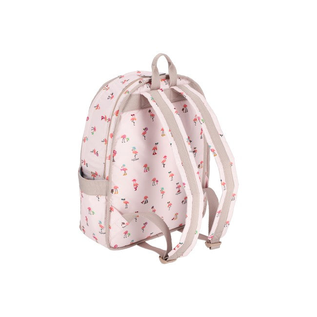 LeSportsac Unisex Bags Route Backpack In Flamingo Party