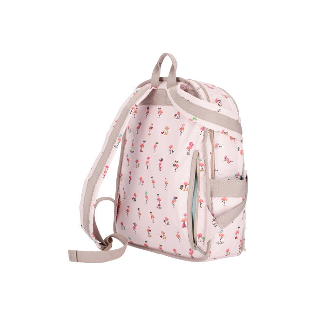 LeSportsac Unisex Bags Route Backpack In Flamingo Party