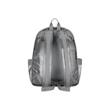 LeSportsac Unisex Bags Route Backpack In Gunmetal Gray Shine