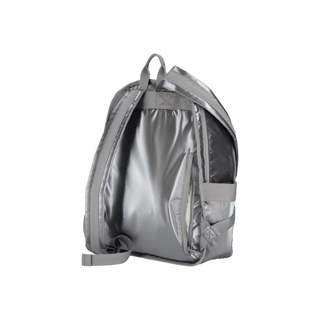 LeSportsac Unisex Bags Route Backpack In Gunmetal Gray Shine