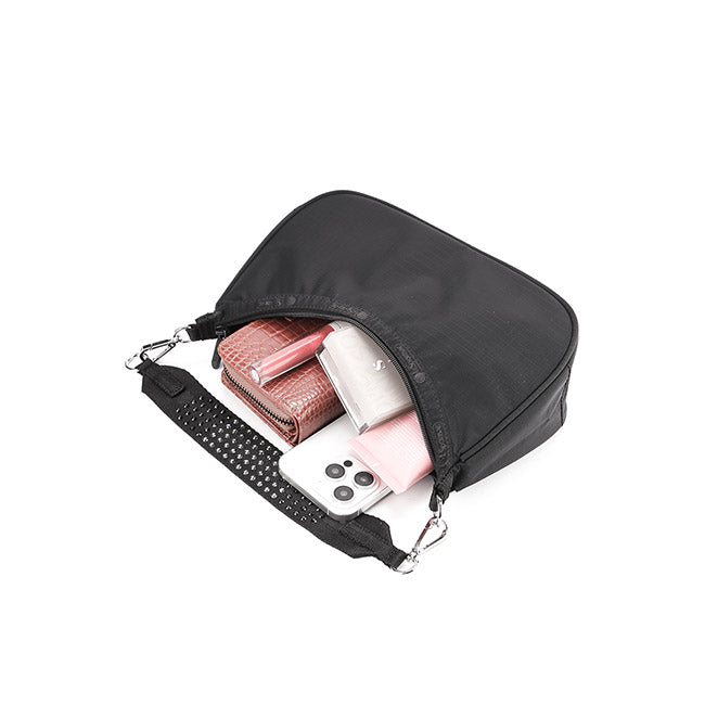 LeSportsac Tas Unisex Sm Conv Hobo In Black