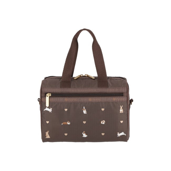 LeSportsac Unisex Everyday Sm Satchel In Bunny Embroidery