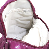 Micro Shoulder Bag In Purple Berry Shine