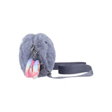 LeSportsac Unisex Puffy Cube Crossbody In Care Bears Fuzzy Gray