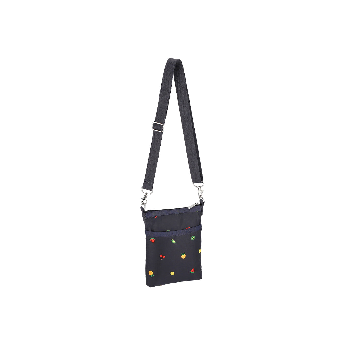 LeSportsac Tas Unisex 3 Zip Crossbody In Mixed Fruit Embroidery
