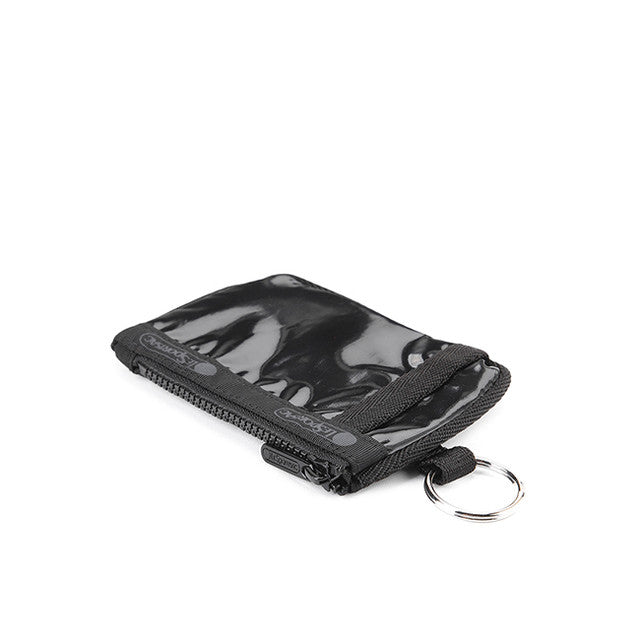 Key Card Holder In Black Shine