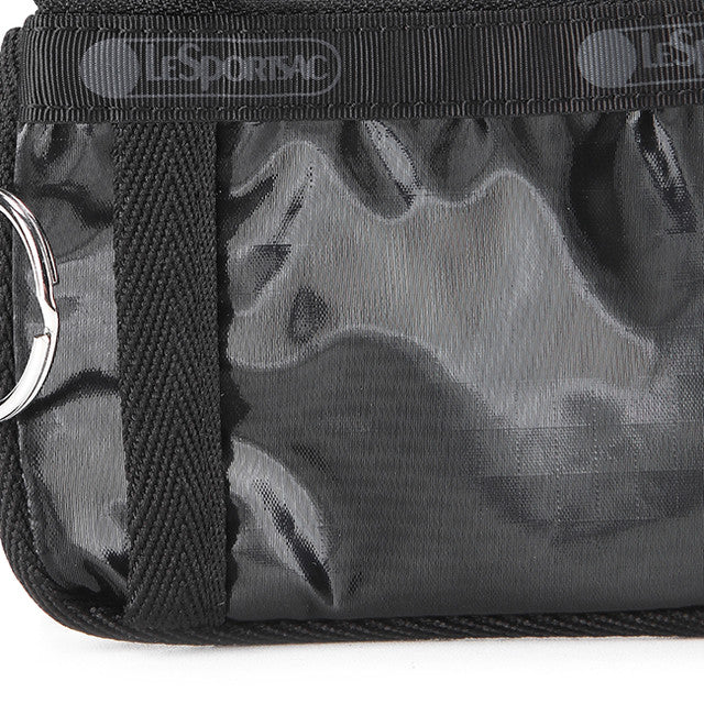 Key Card Holder In Black Shine