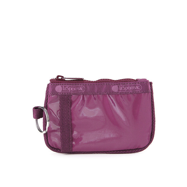 Key Card Holder In Purple Berry Shine