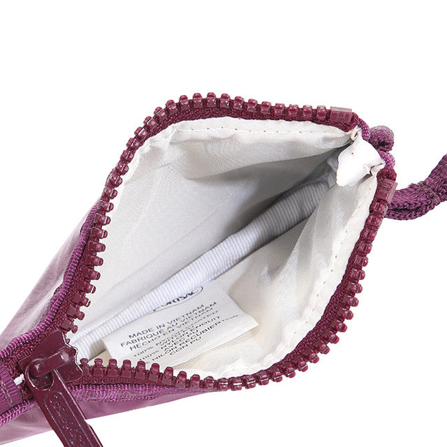 Key Card Holder In Purple Berry Shine