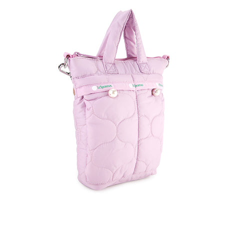 LeSportsac Unisex Small Helmet Bag In Lavender Quilt