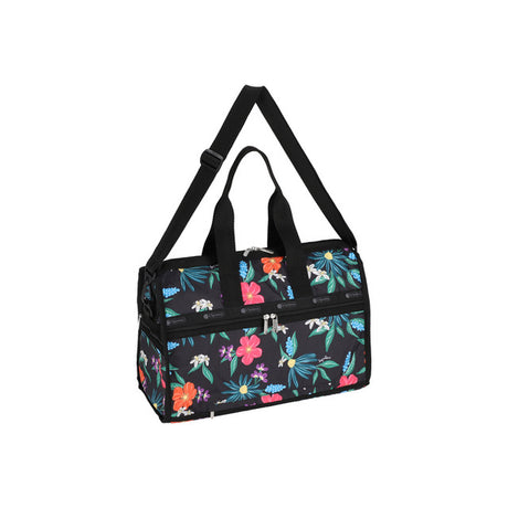 Deluxe Med Weekender In Wild Flower Watercolor