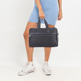 Deluxe Med Weekender In Thunder Cross Deboss