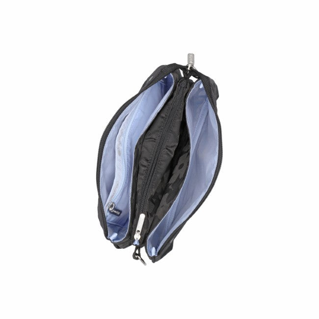 LeSportsac Unisex Med Koko Crossbody In Black Floral Jacquard