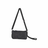 LeSportsac Unisex Med Koko Crossbody In Black Floral Jacquard