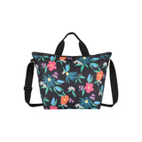Deluxe Easy Carry Tote In Wild Flower Watercolor
