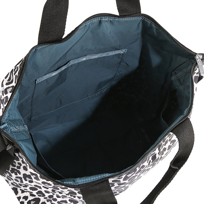 Deluxe Easy Carry Tote In Neutral Leopard
