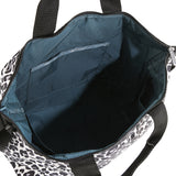 Deluxe Easy Carry Tote In Neutral Leopard