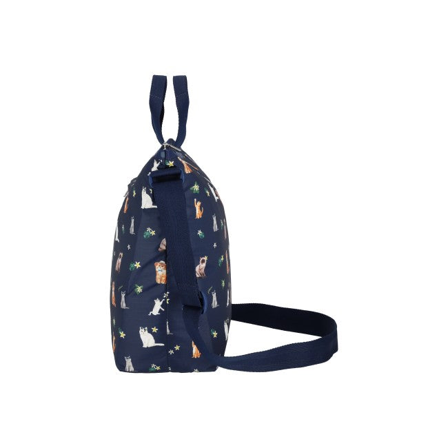 LeSportsac Unisex Bags Deluxe Easy Carry Tote In Tropical Meow Cat