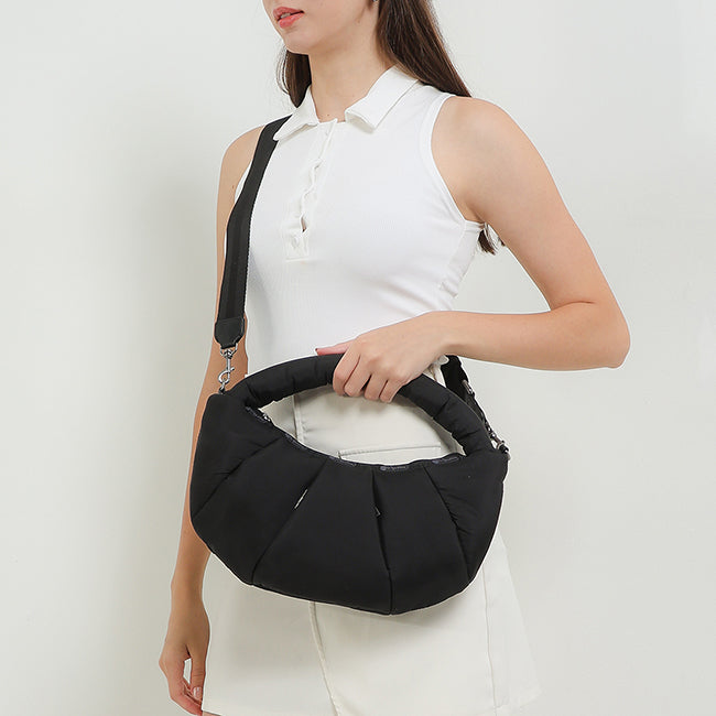 LeSportsac Tas Unisex Crossbody Venezia Small In Puffy Nero