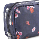 Rectangular Cosmetic In Denim Daisy