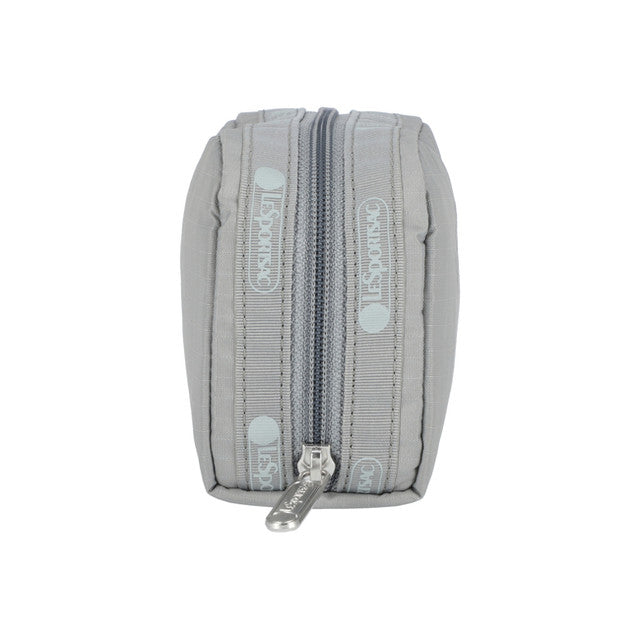Rectangular Cosmetic In Dove Grey Logo Cosm