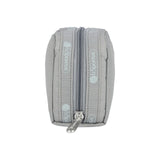 Rectangular Cosmetic In Dove Grey Logo Cosm