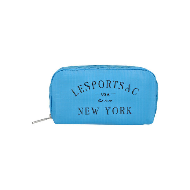 Rectangular Cosmetic In Vivid Blue Logo Cosm
