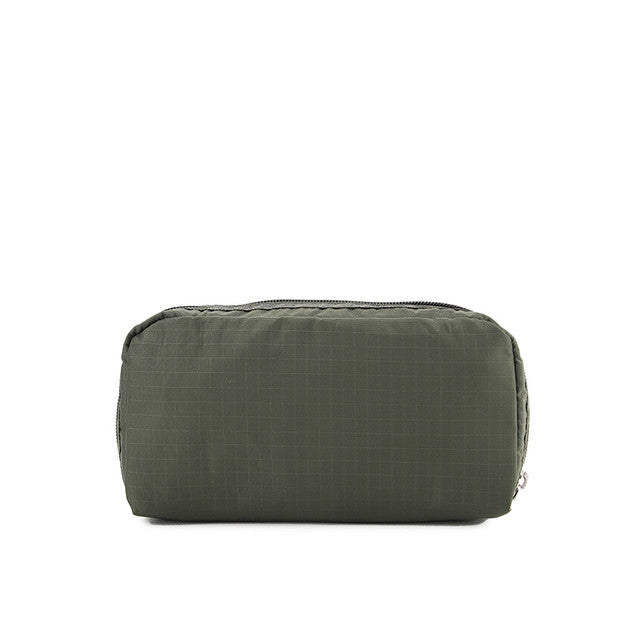 Rectangular Cosmetic In Dark Olive