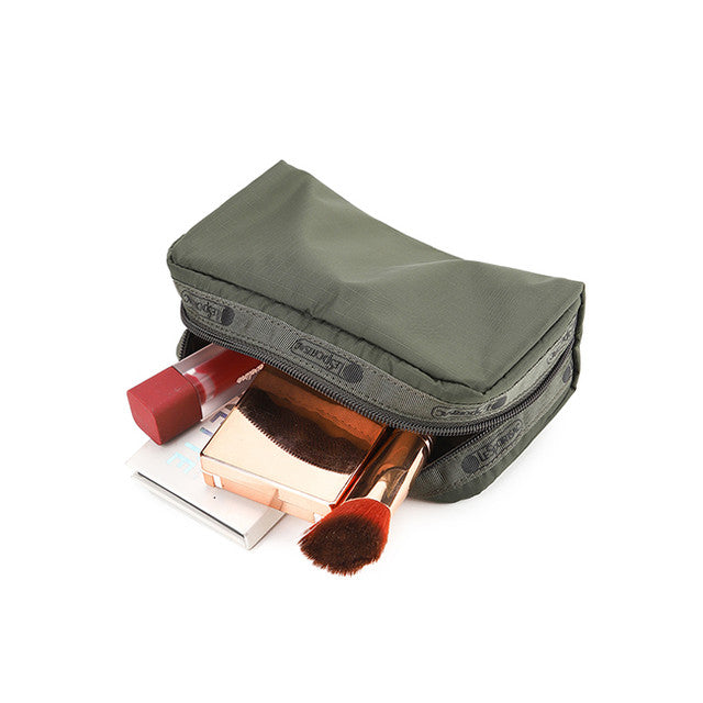 Rectangular Cosmetic In Dark Olive