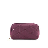 LeSportsac Aksesoris Unisex Rectangular Cosmetic In Wine Quilt Studs