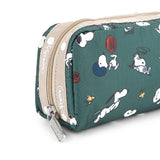 LeSportsac Aksesoris Unisex Rectangular Cosmetic In Snoopy And Woodstock Grn