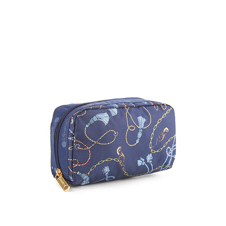 LeSportsac Aksesoris Unisex Rectangular Cosmetic In Navy Status Chain