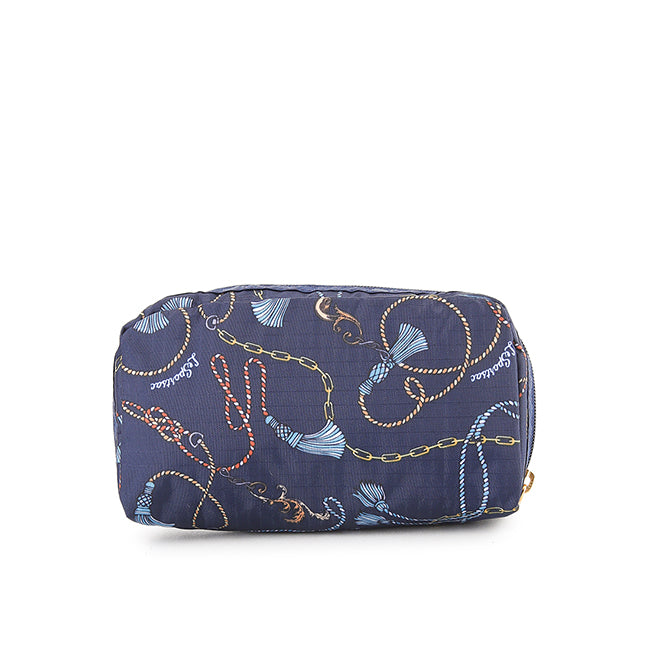 LeSportsac Aksesoris Unisex Rectangular Cosmetic In Navy Status Chain