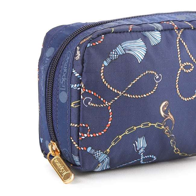 LeSportsac Aksesoris Unisex Rectangular Cosmetic In Navy Status Chain