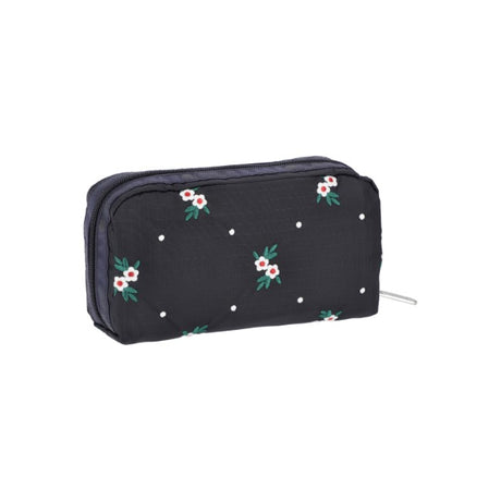 LeSportsac Unisex Pouch Rectangular Cosmetic In Floral Lattice Emb